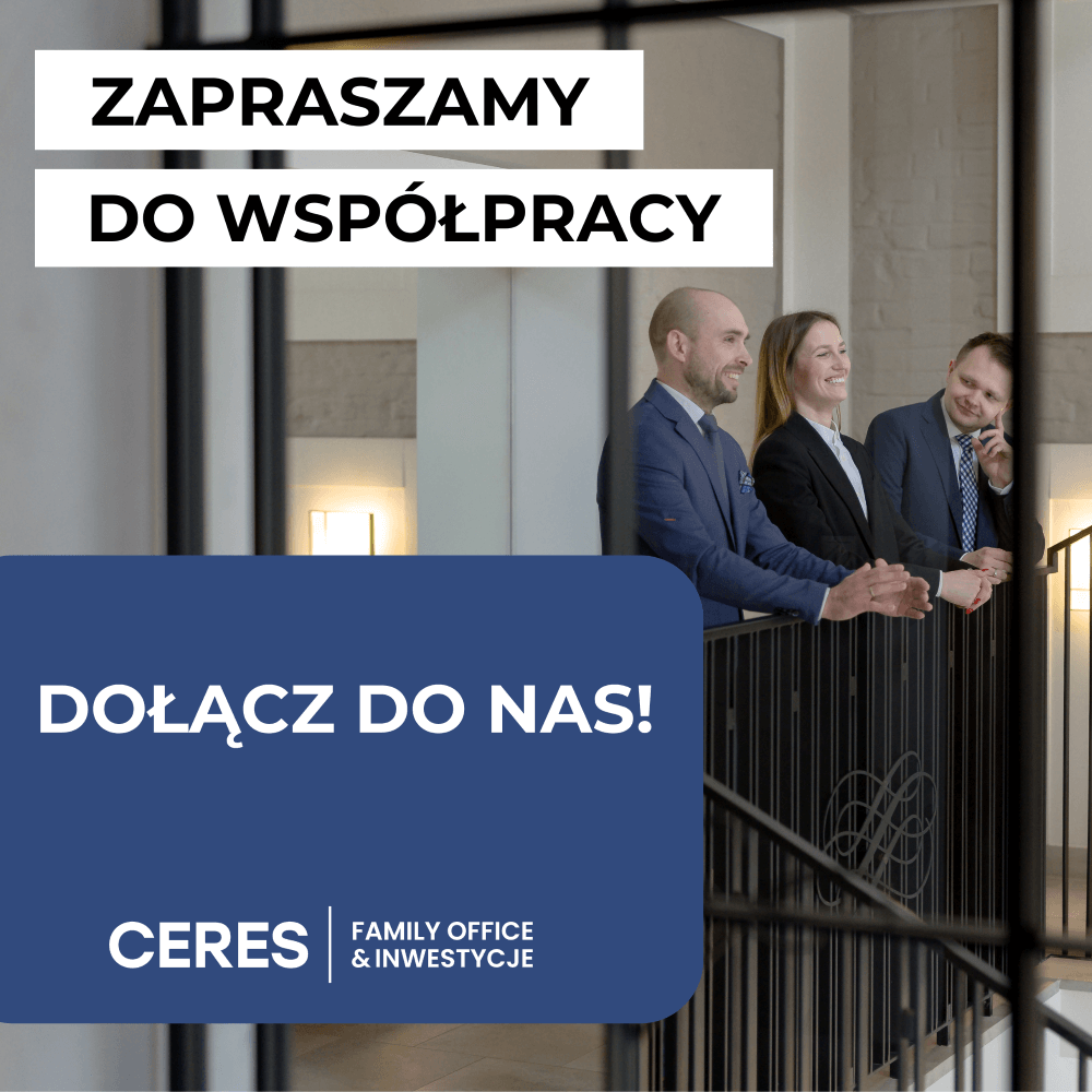 Zapraszamy doradców finansowych do współpracy z CERES Dom Inwestycyjny.